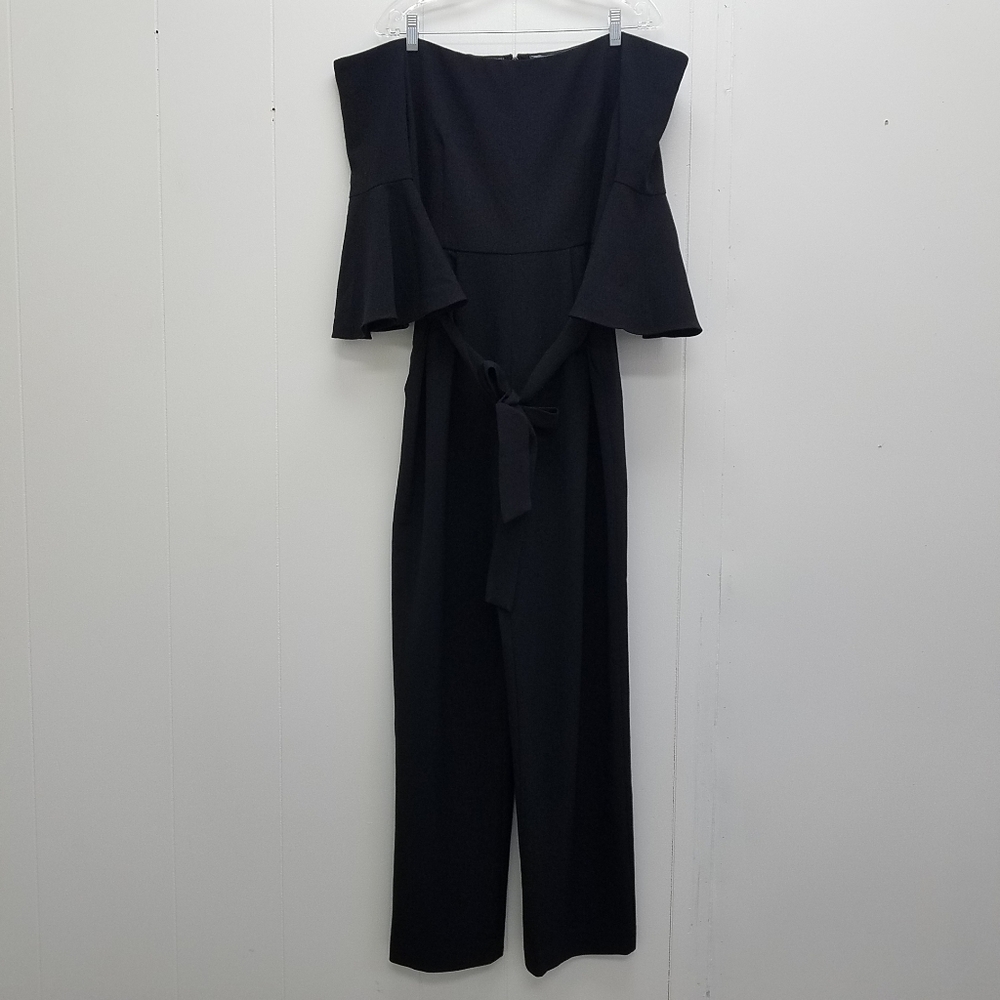 Eliza J Off The Shoulder Bell Sleeve Jumpsuit